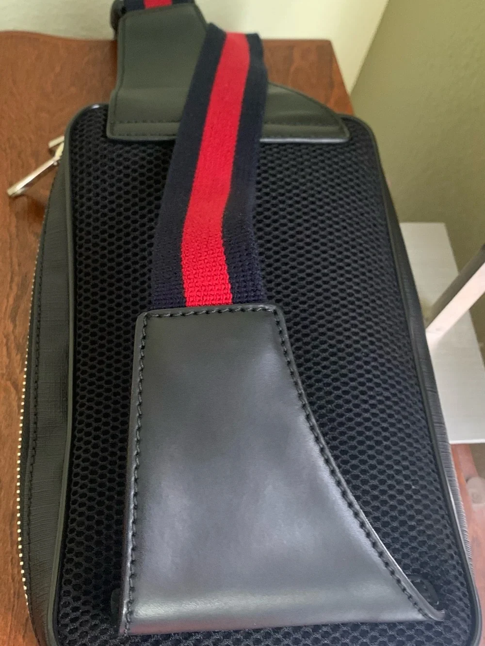 Gucci Gray & Black GG Supreme Monogram Crossbody